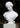 Neoclassical plaster cast bust of woman
