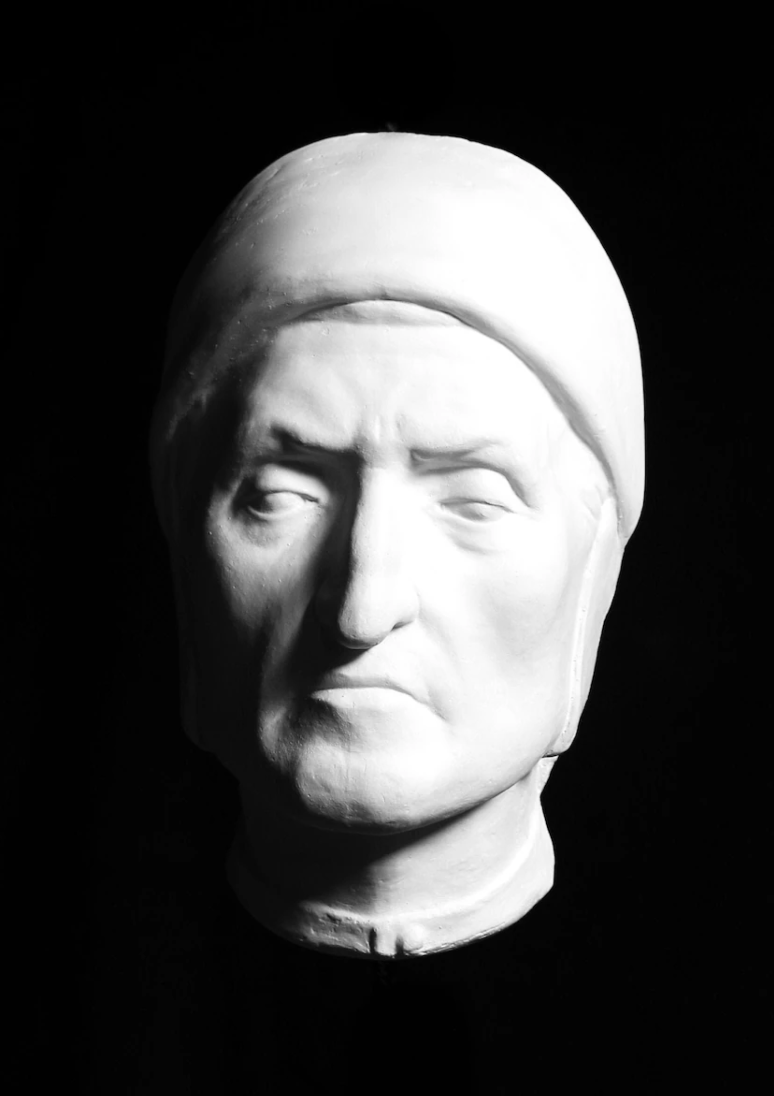 Dante's Death Mask Plaster Wall Sculpture – Nicholas H Wood